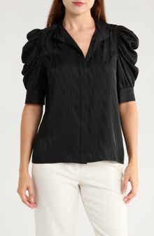 FRAME GIllian Puff Sleeve Top