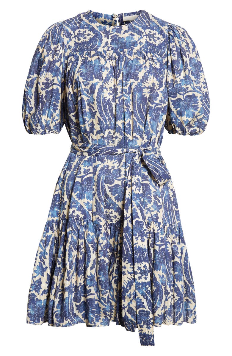 Ulla Johnson Rosalie Puff Sleeve Minidress, Alternate, color, Ocean