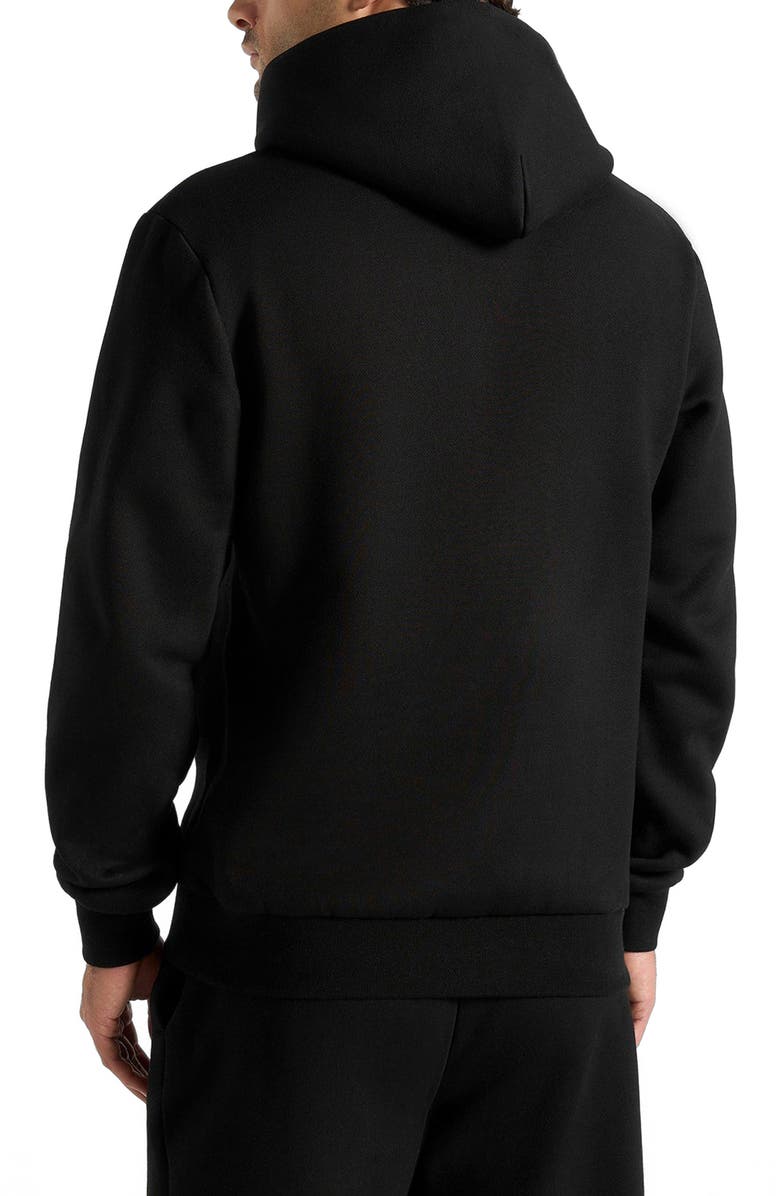 Manière De Voir Signature Regular Fit Hoodie, Alternate, color, Black