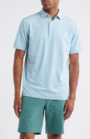 Peter Millar Lenway Stripe Performance Jersey Polo