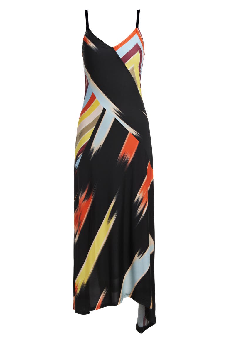 Skye Stripe Asymmetric Dress, Alternate, color, DORIAN STRIPE MULTI