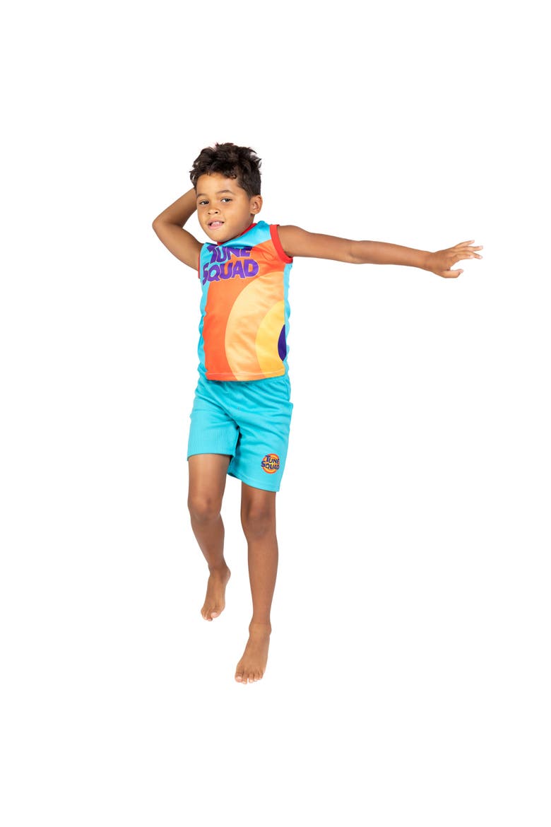 2-Piece Tank and Shorts Set, Alternate, color, Cyan Blue Red