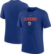Nike Men's Nike  Royal New York Mets Rewind Retro Tri-Blend T-Shirt