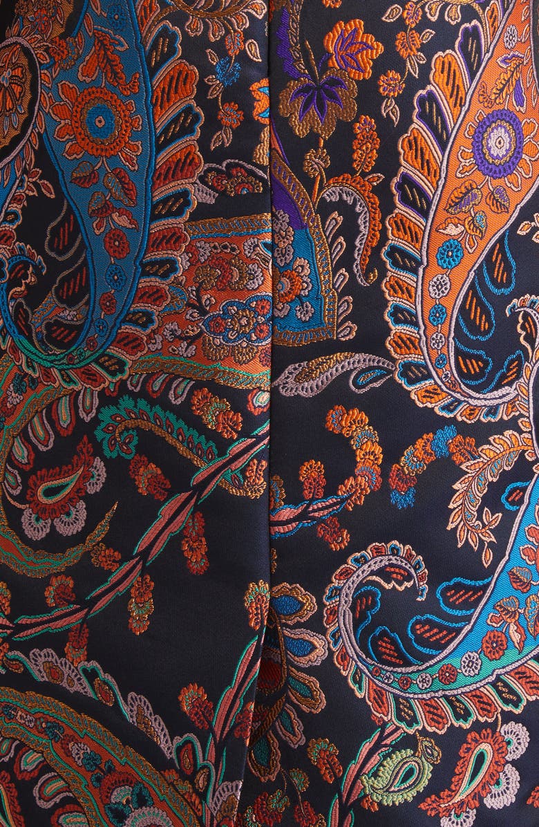 Etro Paisley jacquard Sleeveless Sheath Dress, Alternate, color, Multicolor Blue Base