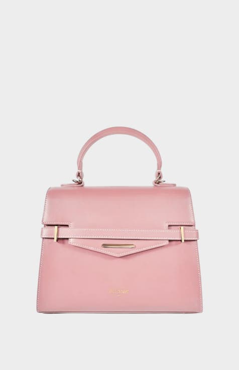 Mimidi Genuine Leather Top Handle Bag