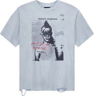 Rolling Loud Feeling Blue Oversize Cotton Blend Graphic T-Shirt