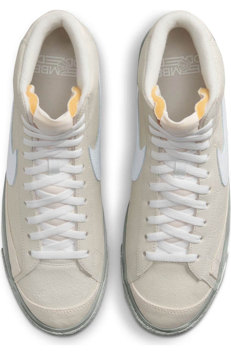 Nike Blazer Mid '77 EMB Sneaker, Alternate, color, White/ Phantom/ Mica Green