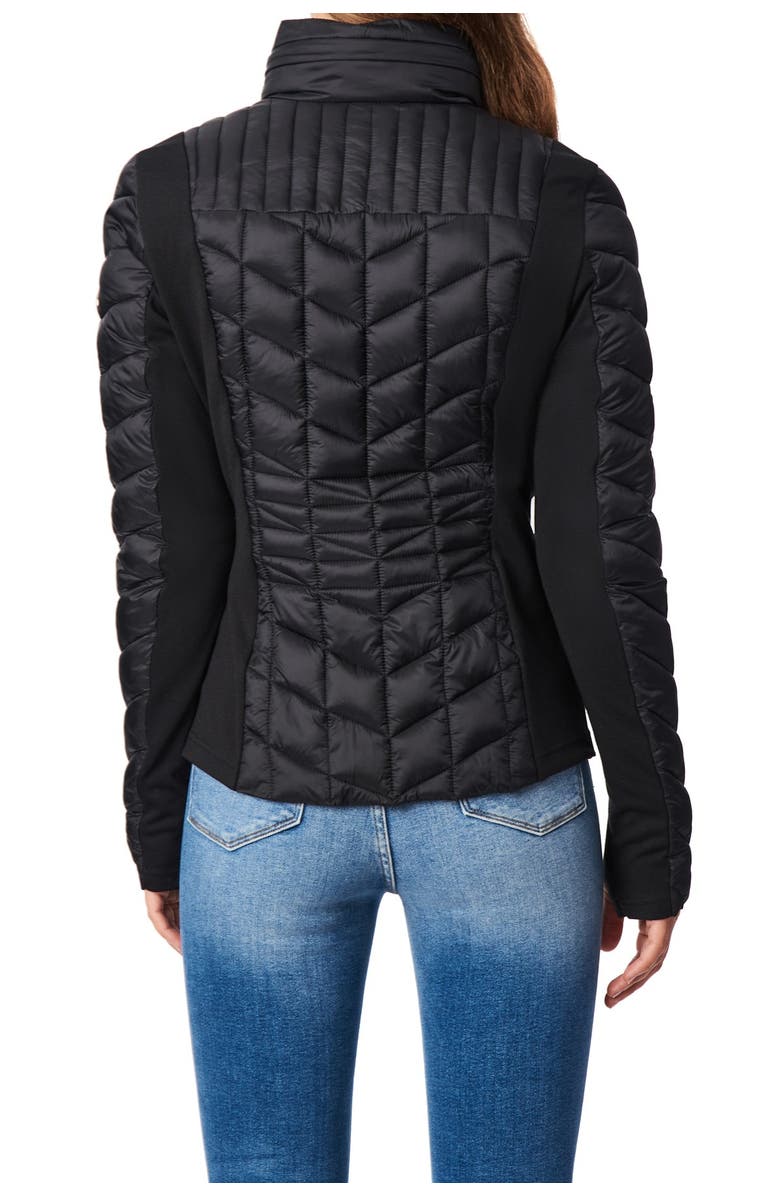 Bernardo Woven Quilted Jacket, Alternate, color, 