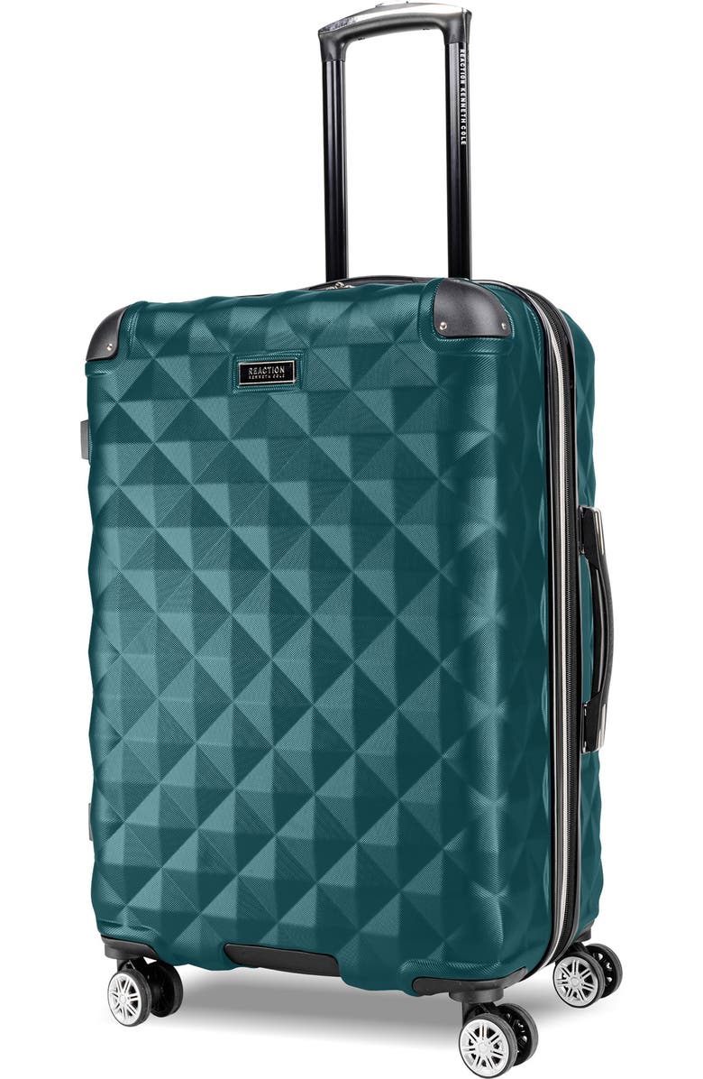 Kenneth Cole Diamond Tower 24-Inch Hardside Spinner Luggage, Main, color, Deep Teal