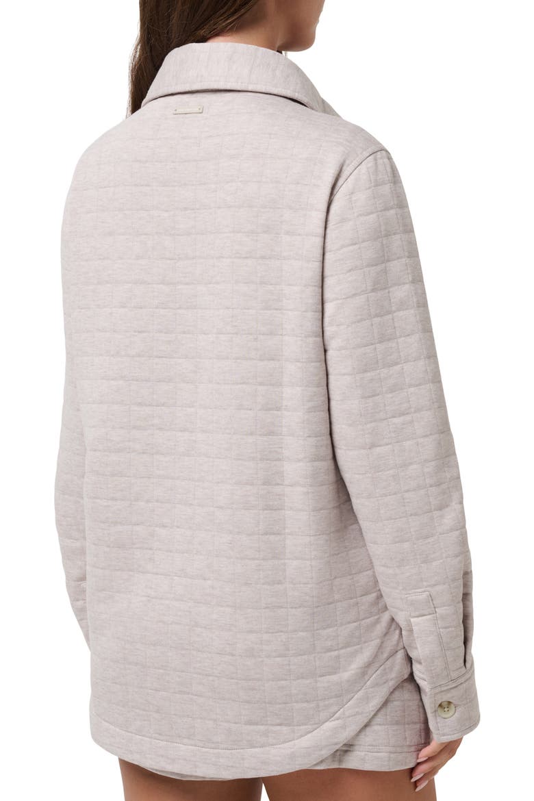 Coastal Quilted Shacket, Alternate, color, HEATHER SAVANNAH TAN