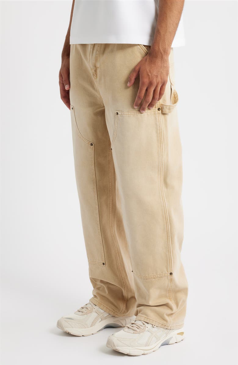 Elwood Industry Cotton Canvas Carpenter Pants, Alternate, color, Khaki
