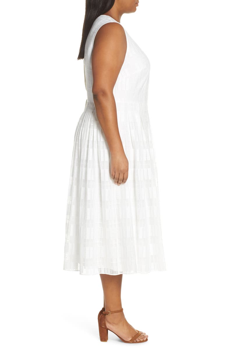 Lafayette 148 New York Avalynn Sleeveless Midi Dress, Alternate, color, 
