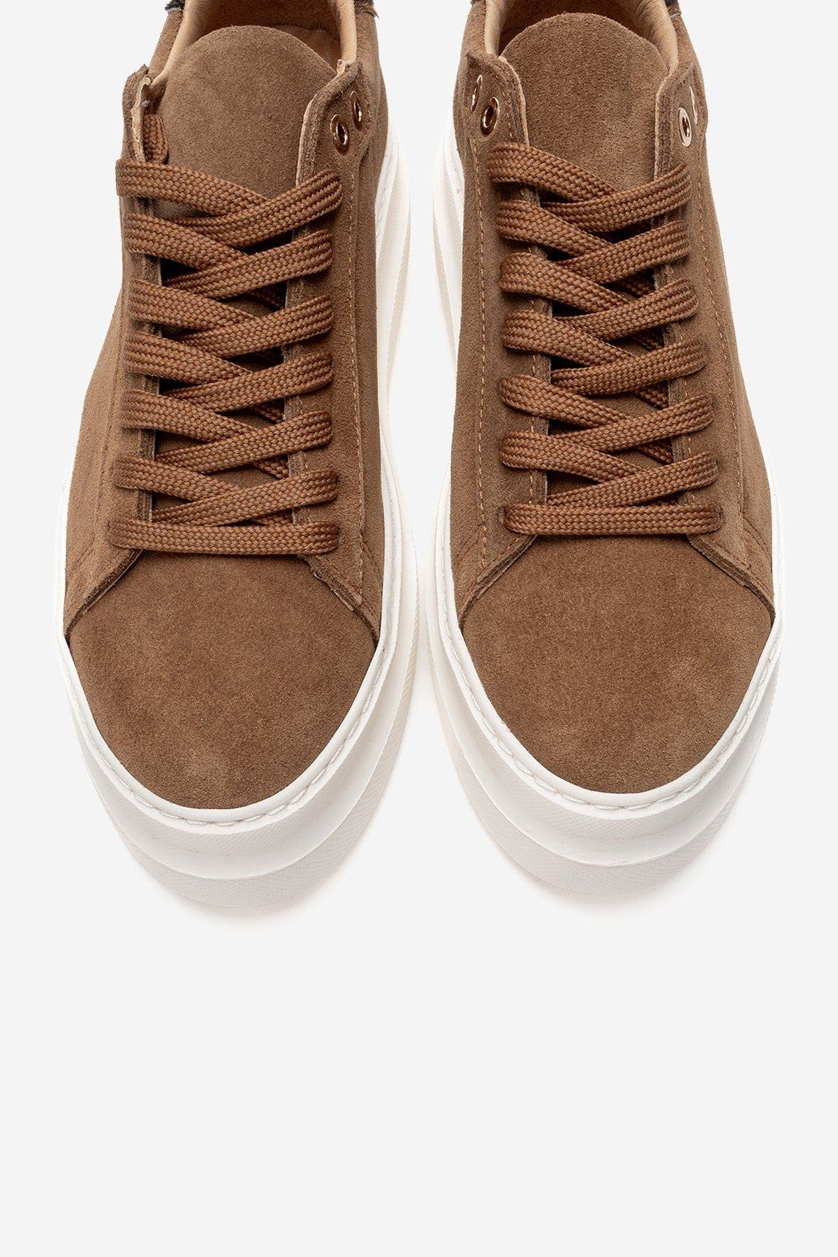 Nera Leather Casual Sneaker, Alternate, color, Cognac Suede
