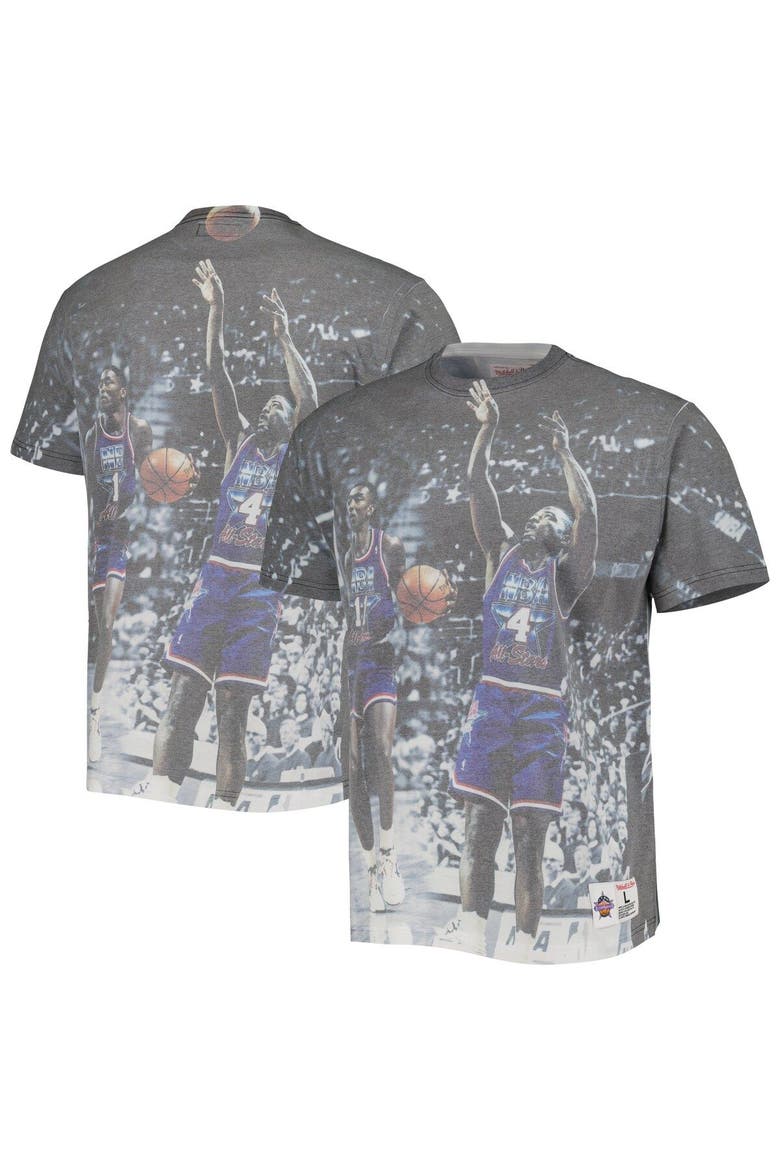 Men's Mitchell & Ness Detroit Pistons Above the Rim Graphic T-Shirt, Main, color, Gray