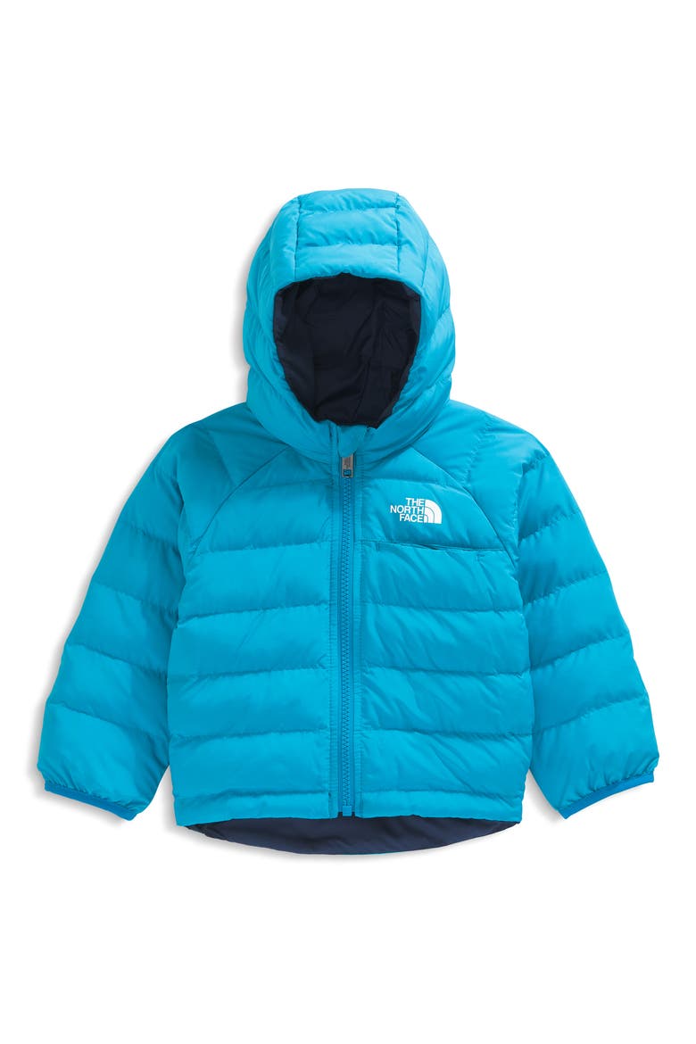 Perrito Reversible Water Repellent Recycled Polyester Jacket, Main, color, MERIDIAN BLUE
