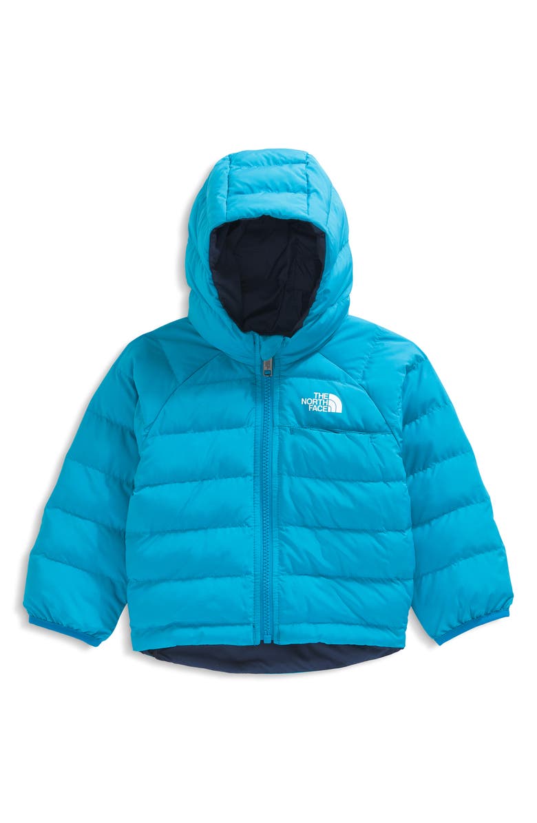 The North Face Perrito Reversible Water Repellent Recycled Polyester Jacket, Main, color, Meridian Blue