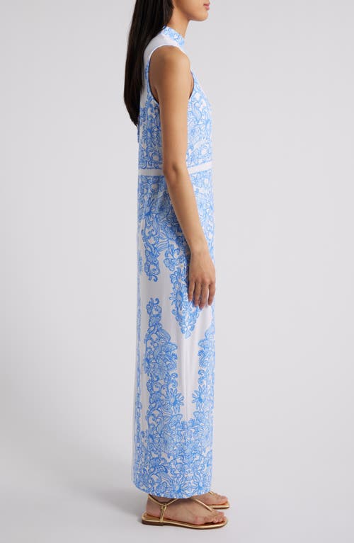 Lilly Pulitzer Wellington Maxi Dress In Resort White Sunny Side Up