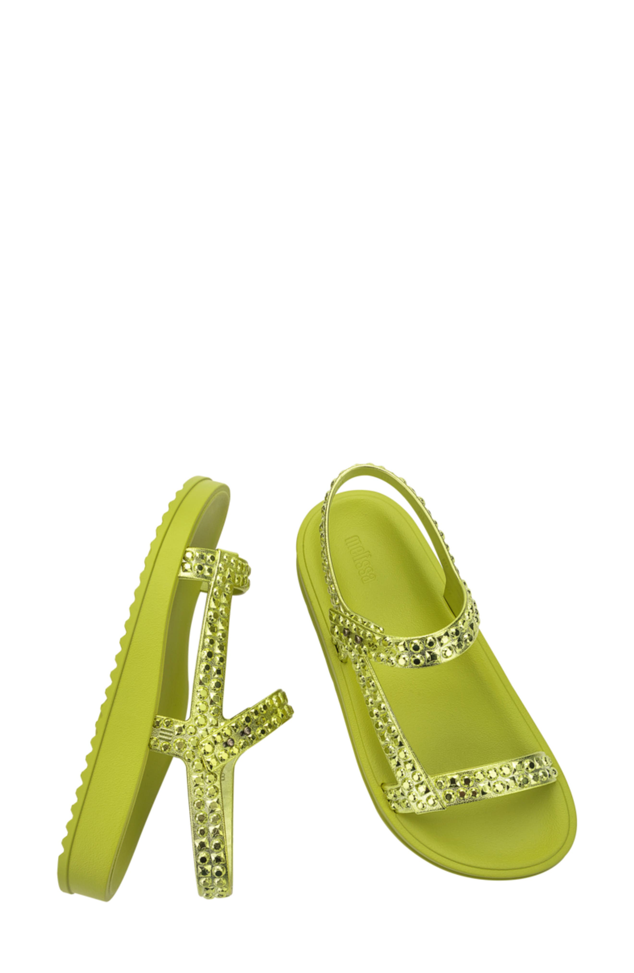 Lust Sandal, Alternate, color, GREEN/ METALLIC GREEN