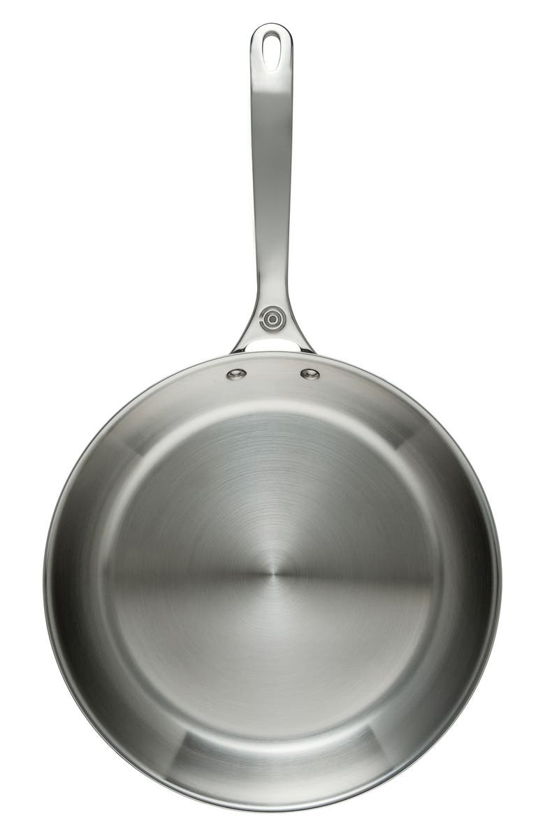 Le Creuset 10 Inch Stainless Steel Fry Pan, Alternate, color, Silver