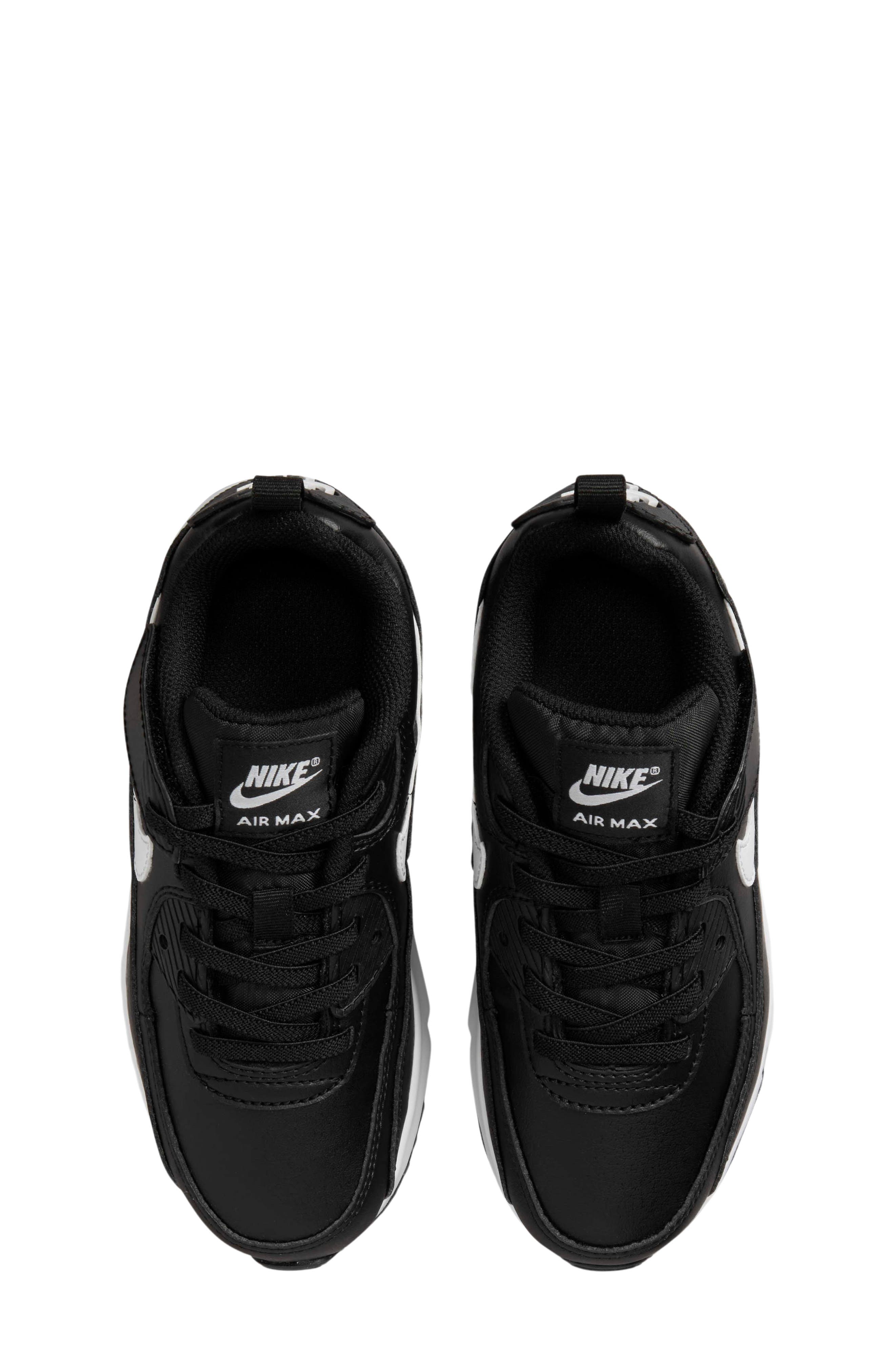 Air Max 90 Easy-On Sneaker, Alternate, color, 002 BLACK/BLACK/WHITE