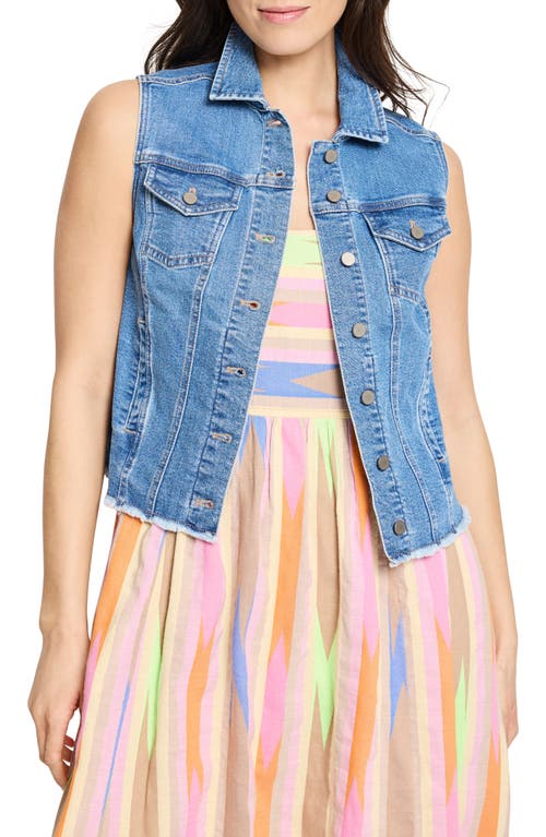 Nic + Zoe Nic+zoe Essential Denim Vest In Skyline