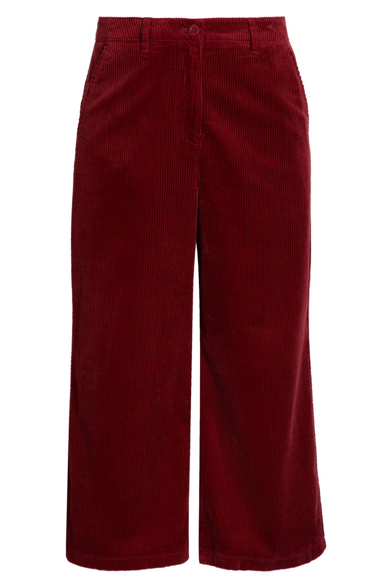 Asphodel Crop Wide Leg Corduroy Pants, Alternate, color, JAM