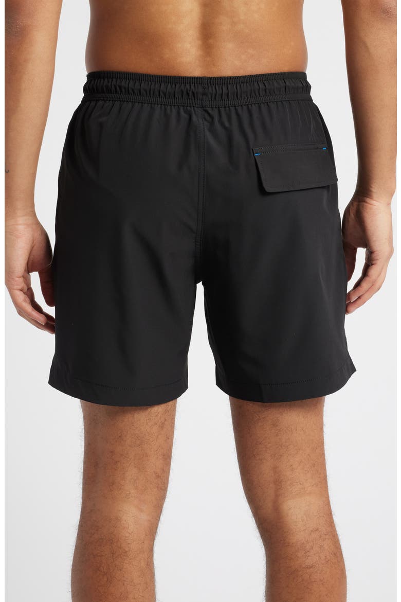 Naples Valley 5.25-Inch Swim Trunks, Alternate, color, BLACK