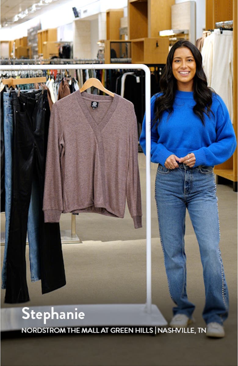 Cozy Surplice Top, sales video thumbnail