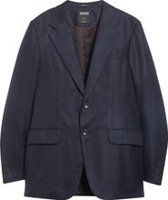 ZEGNA Single Breasted Wool Sport Coat