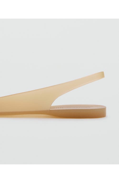 Mango X Supriya Lele Slingback Jelly Sandal In Neutral