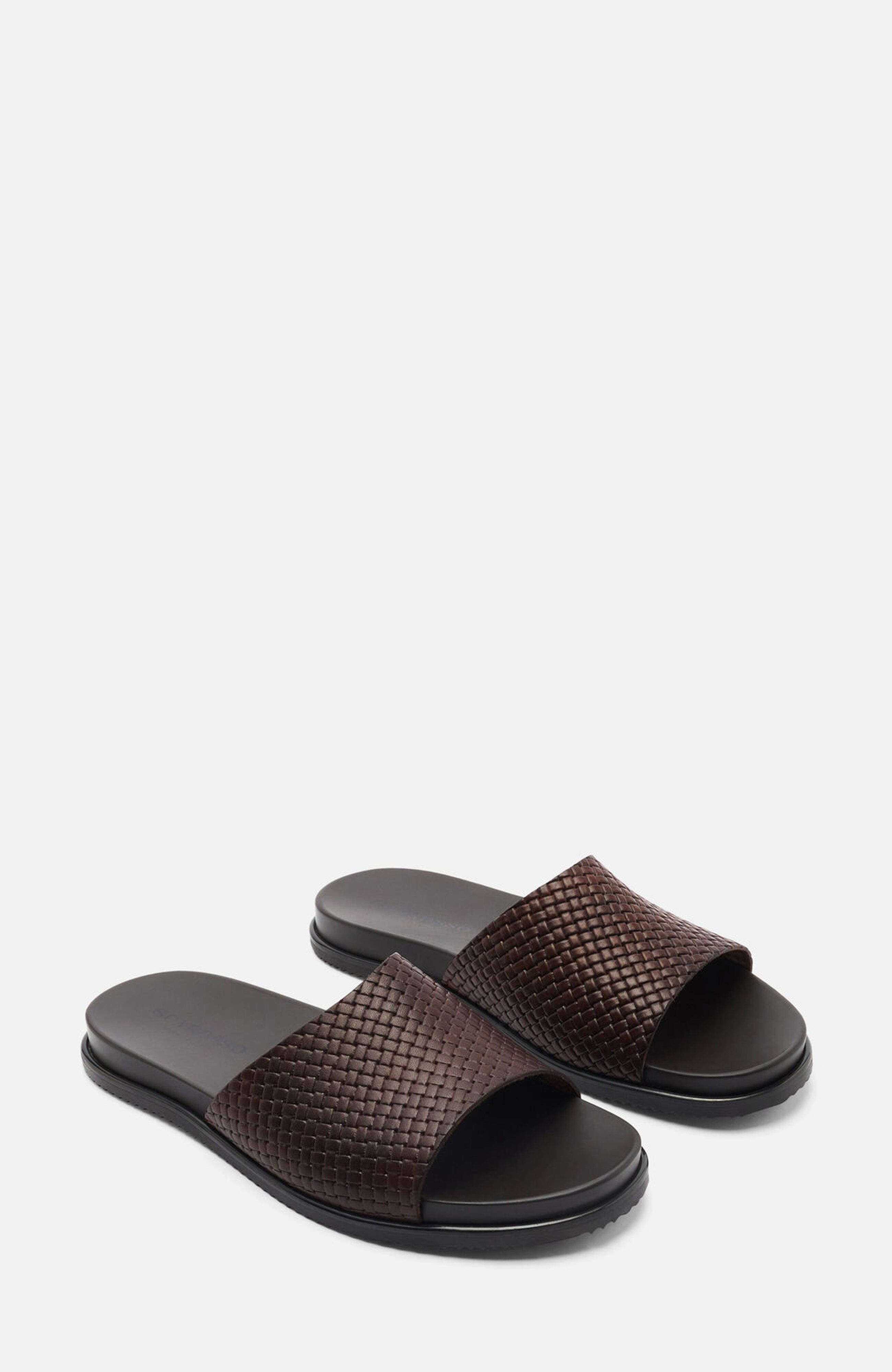 SCAROSSO Tito Sandals, Main, color, Brown Calf