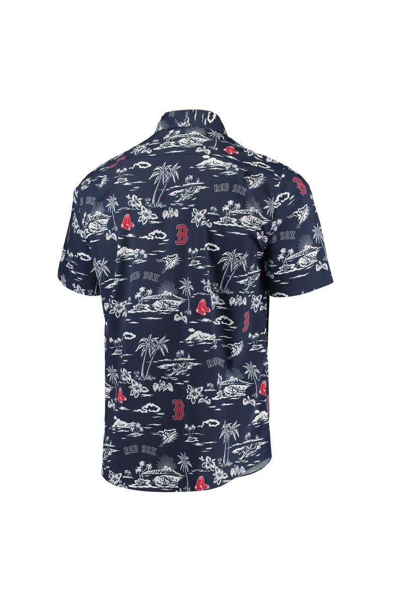 Reyn Spooner Men's Reyn Spooner Navy Boston Red Sox Kekai Performance Button-Up Shirt, Alternate, color,