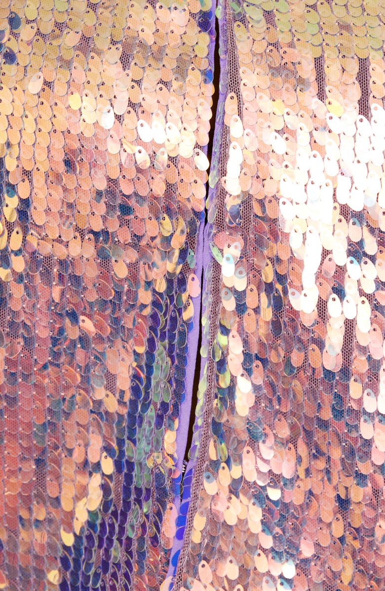 NASTY GAL Iridescent Sequin Jacket, Alternate, color, 