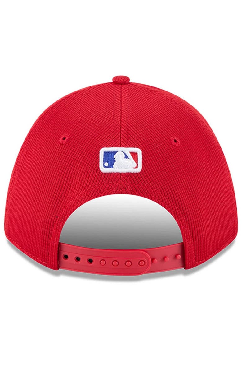 New Era Men's New Era Red Atlanta Braves City Connect Batting Practice 9FORTY M-Crown Adjustable Hat, Alternate, color, 