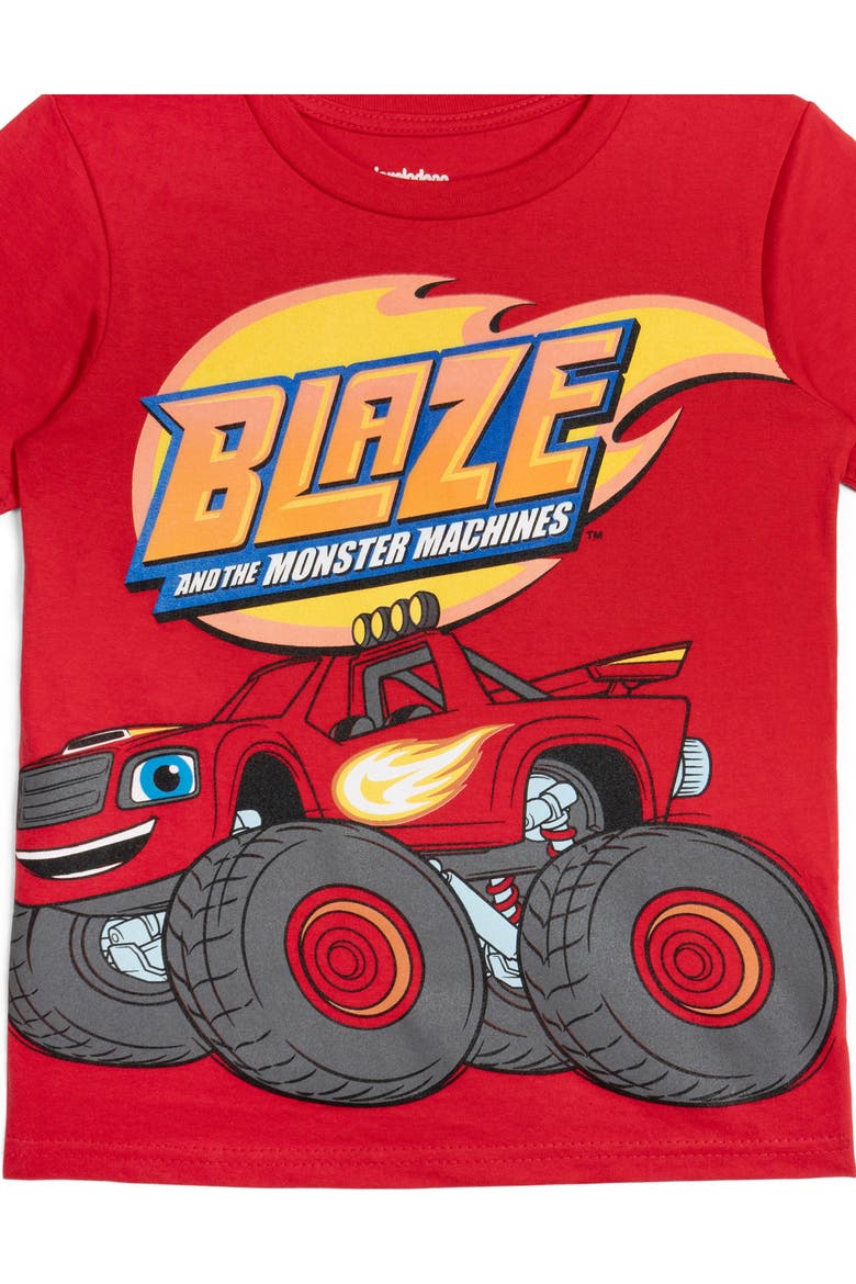 Blaze and the Monster Machines 2-Pack Short Sleeve T-Shirts, Alternate, color, Red Blue Blaze