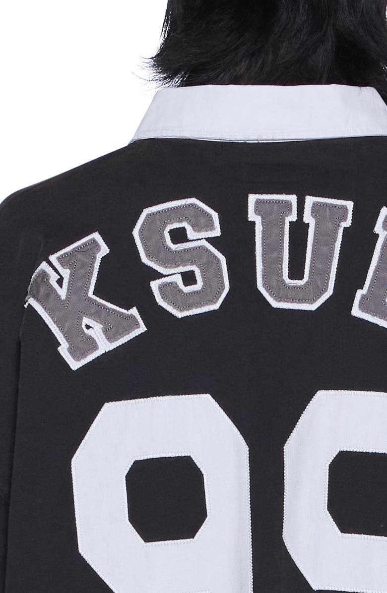 Ksubi Duke Rugby Jersey, Alternate, color, Black