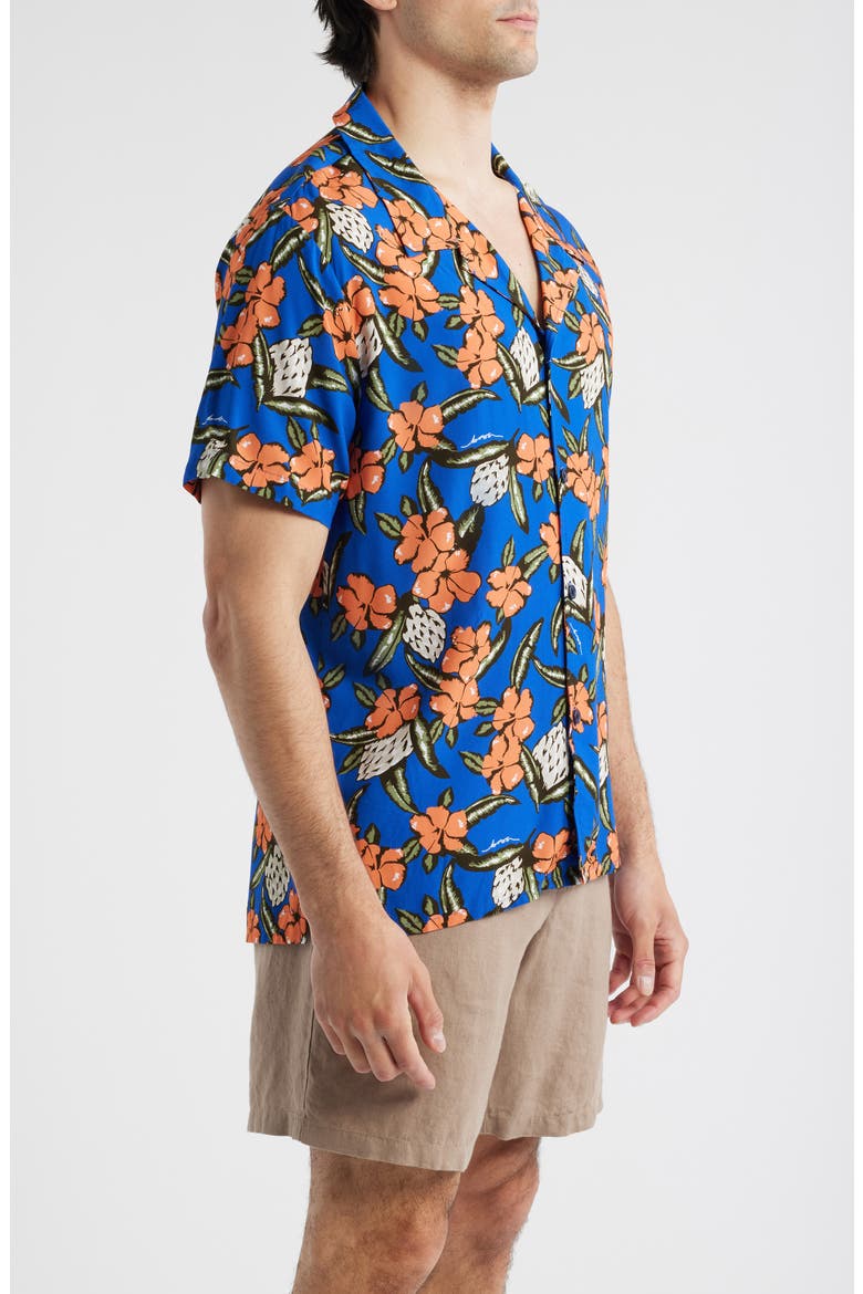 Beach Camp Shirt, Alternate, color, MEDIUM BLUE