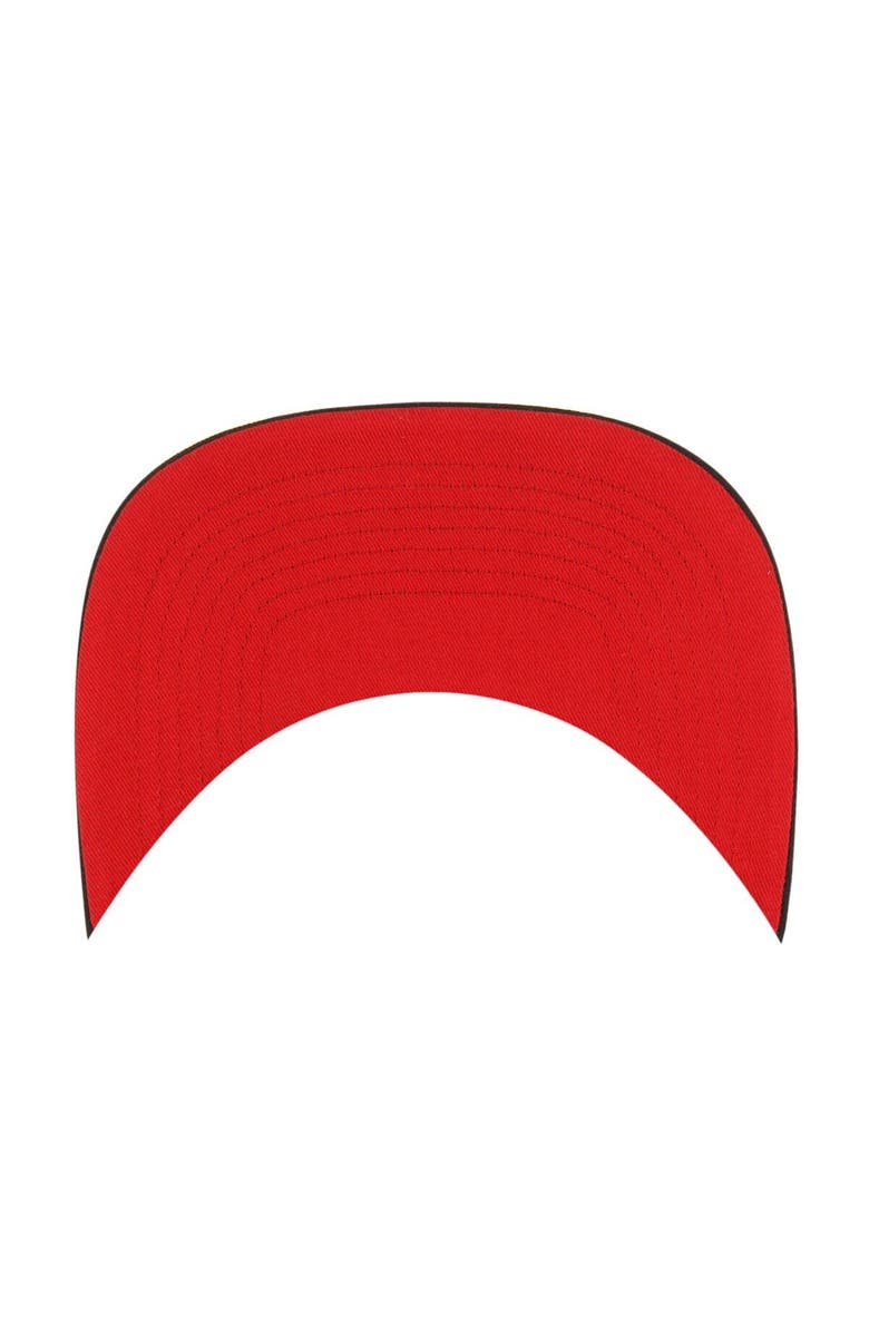 '47 Men's '47  Black Toronto Raptors Sure Shot Captain Snapback Hat, Alternate, color, 