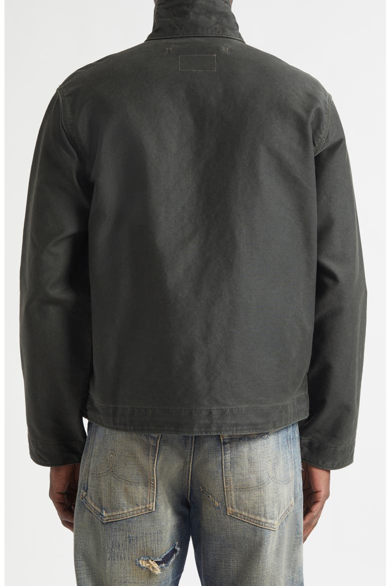 Jungle Cloth Bower Corduroy Collar Deck Jacket, Alternate, color, VINTAGE BLACK