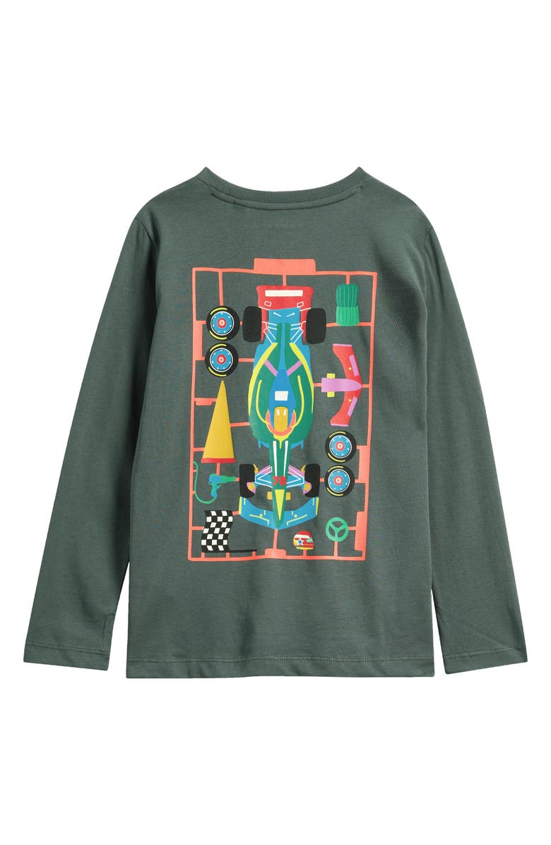 Mini Boden Kids' Car Kit Long Sleeve Cotton Graphic T-Shirt, Alternate, color, 