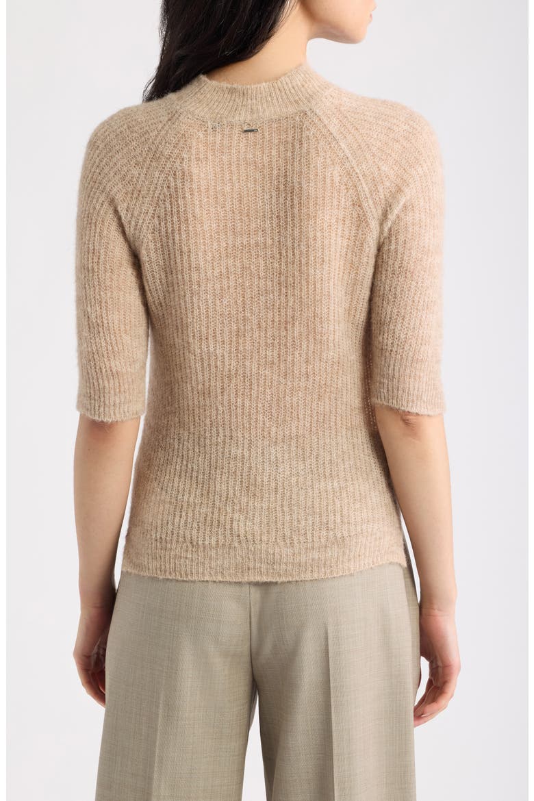 Alpaca Blend Crewneck Sweater, Alternate, color, NOMAD
