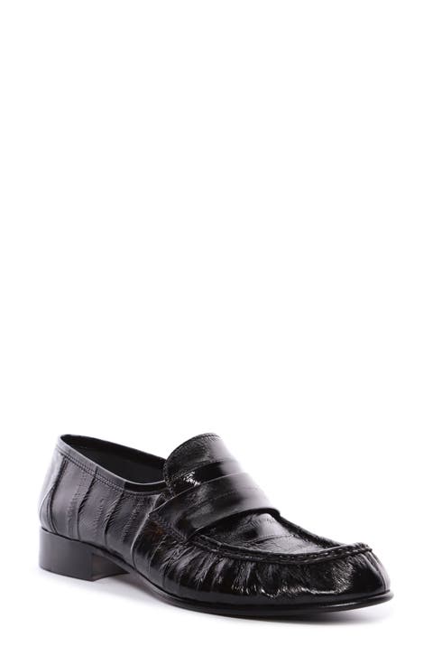 Soft Eelskin Loafer