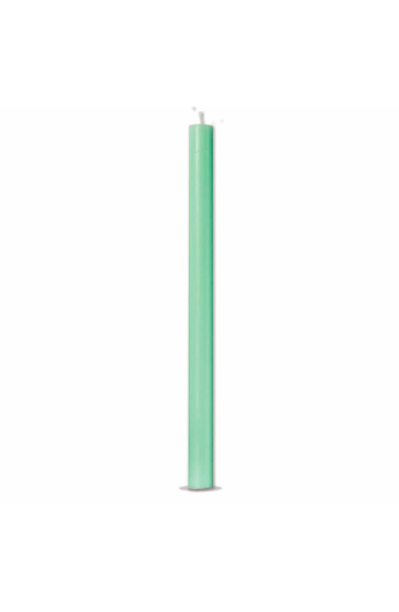 tag Color Studio Seafoam Straight Taper Unscented Candle 12hrs, Main, color, Green