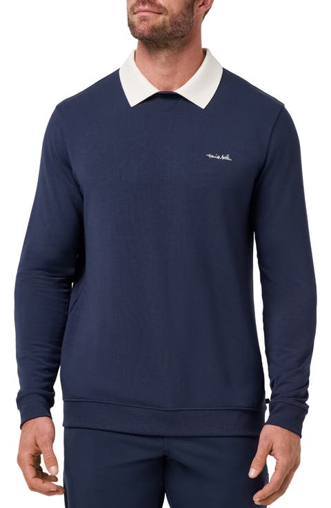 Amenities Collared Sweatshirt