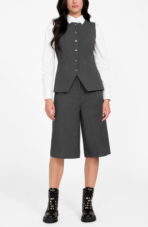 Guess Isabeau Button-up Vest In Multi