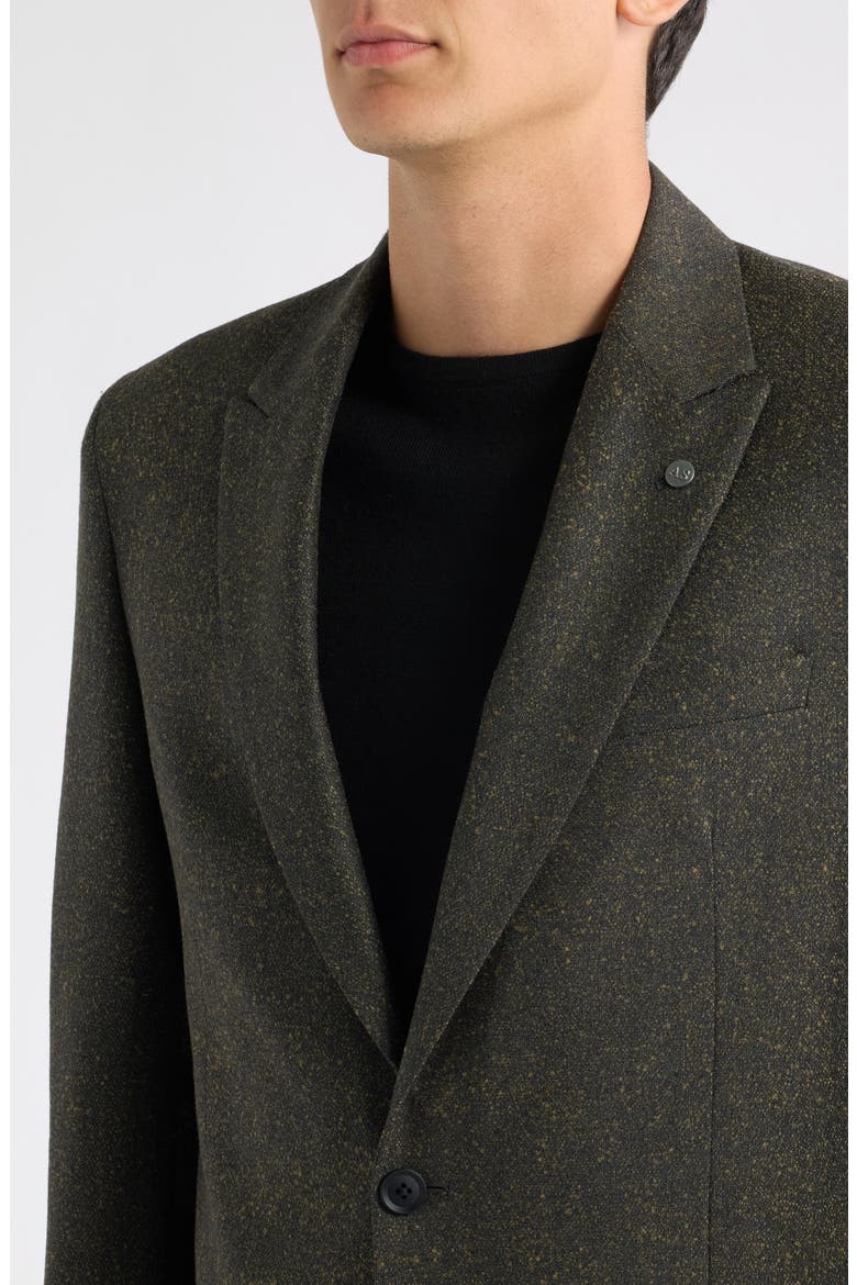 Rawdon Peak Lapel Sport Coat, Alternate, color, OLIVE