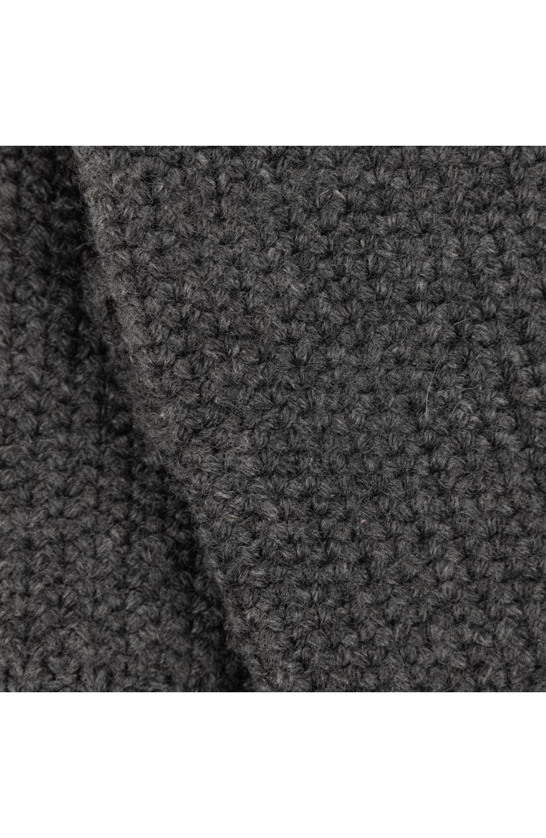 Echo Brioche Honeycomb Handwarmer, Alternate, color, Charcoal