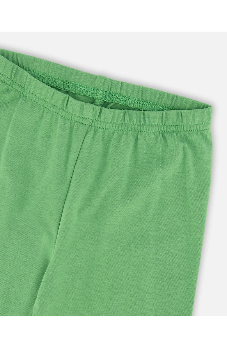 Deux par Deux Girl's Organic Cotton Legging Green, Alternate, color,