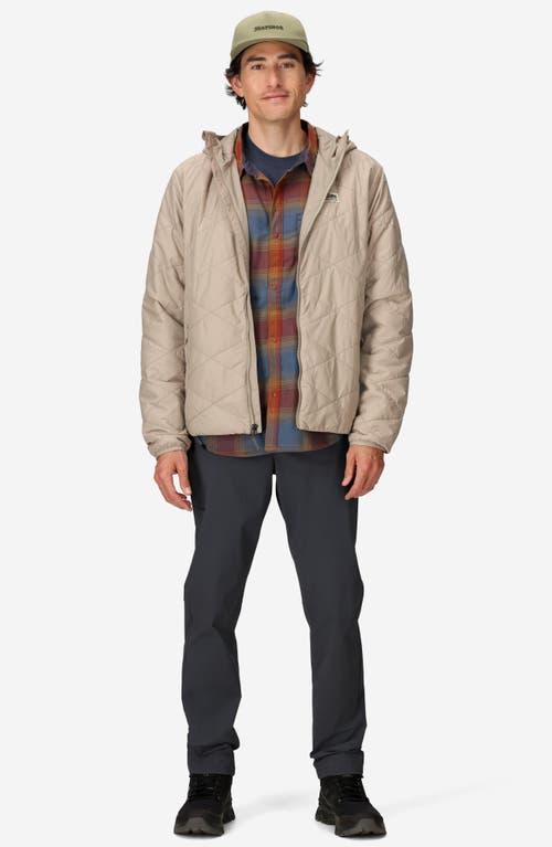 Marmot Onward Water Repellent Insulated Hooded Jacket In Brown