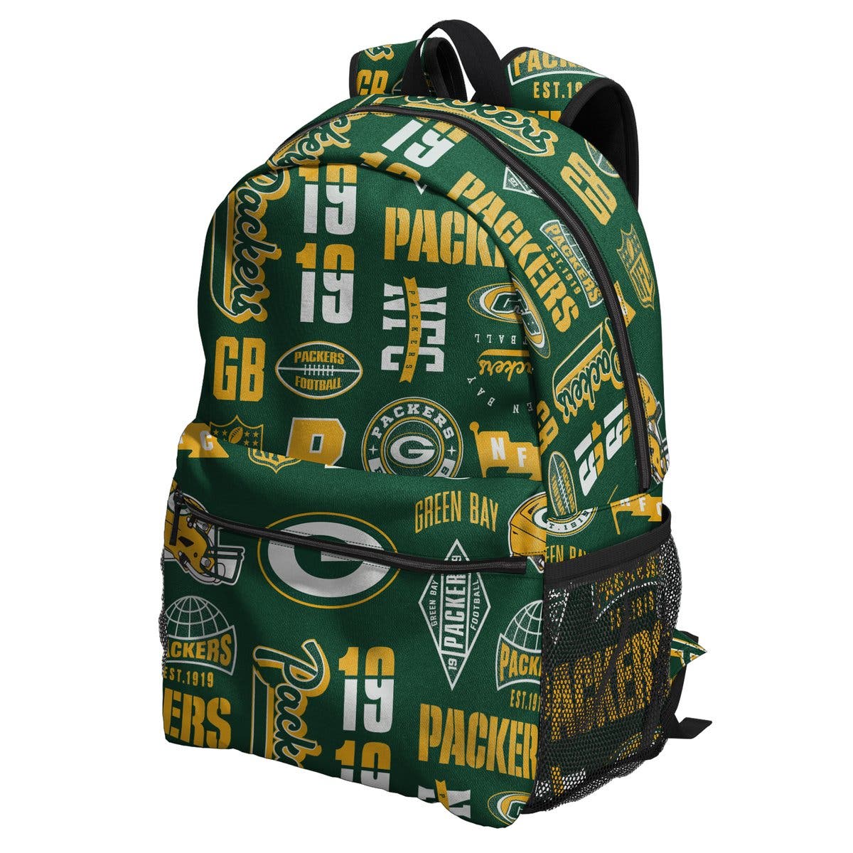 Green Bay Packers Backpack and Lunchbox Set, Alternate, color, Green